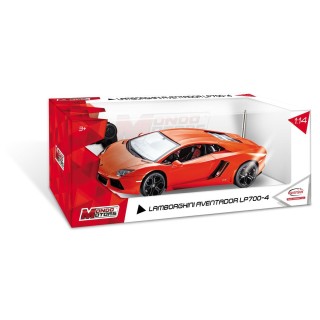 Mondo Motors - 63129 - Véhicule Miniature Radiocommandé - Lamborghini Aventador R/C - Coloris aléatoire