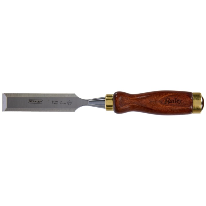 Stanley 2-16-392 Ciseau à bois avec manche bois 25 mm