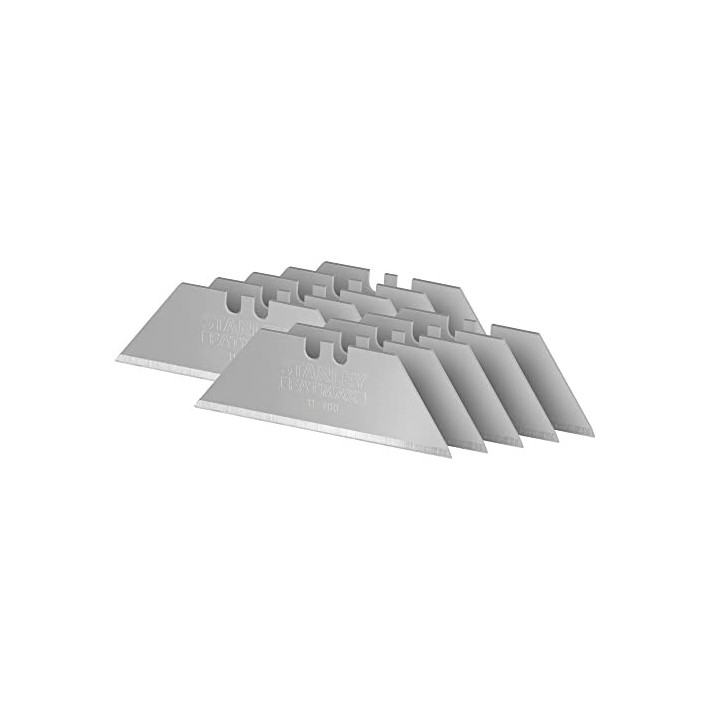 Stanley 2-11-700 - Distributeur de 10 Lames Trapèze Gamme Fatmax - Lames Plus Tranchantes - Traitement Par Induction et Traiteme