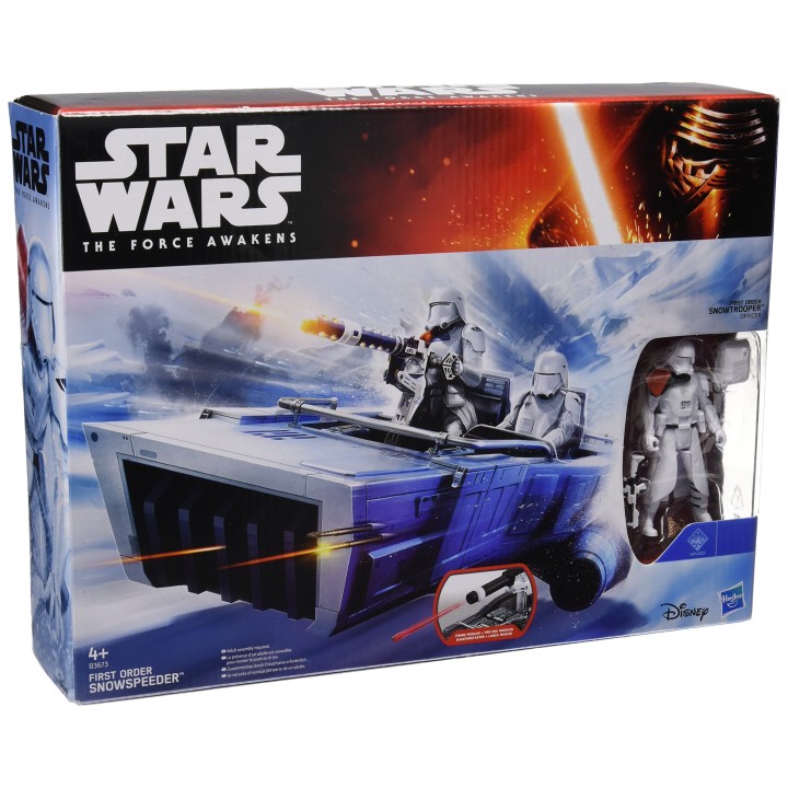 Star Wars B3673 - Véhicule Snowspeeder - Figurine Snowtrooper - Hasbro