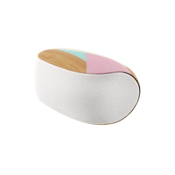T'nB hparts Candi Haut-parleur Bluetooth 5 W Design scandinave Blanc/marron