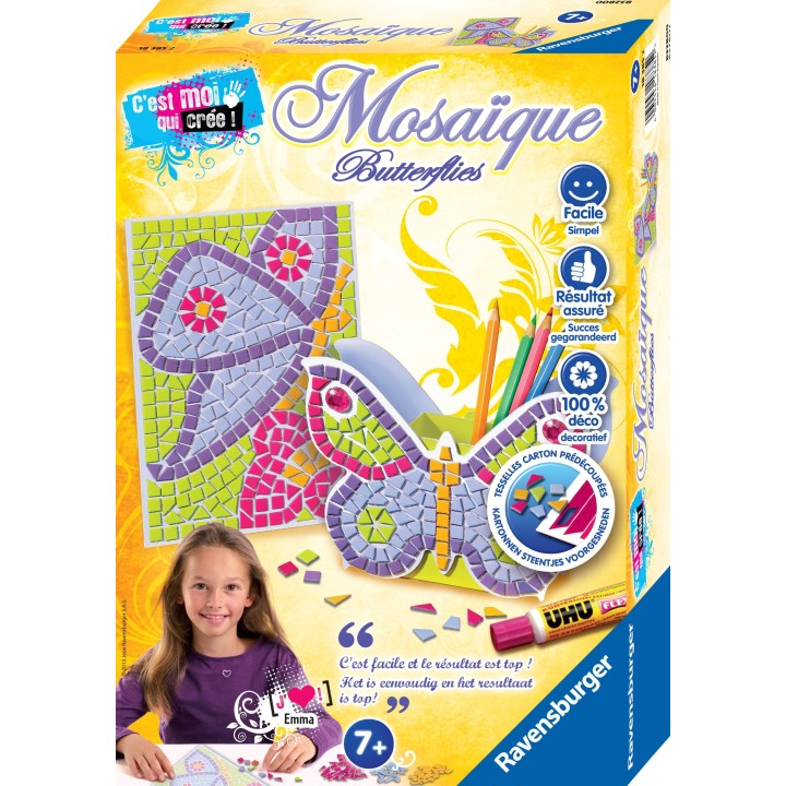 Ravensburger - 18385 - Mosaïque - Mini Butterflies