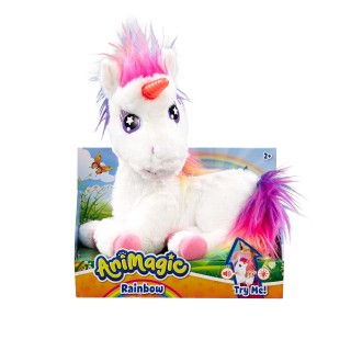 Goliath - Animagic - Rainbow, Ma Licorne Magique - Peluche Interactive - À Partir de 2 Ans - Effets Sonores et Lumineux - Jouet 