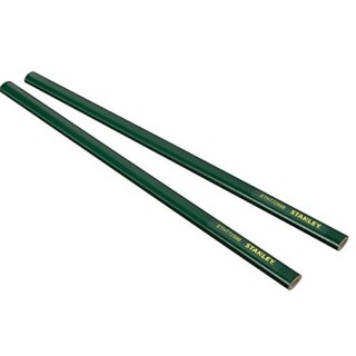 Stanley STHT0-72998 Crayon de maçon 30 cm Carte 2 pièces Corps Vert