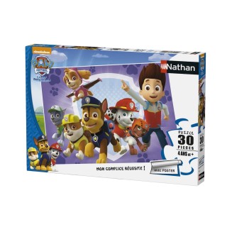 Nathan - Puzzle Enfant - 30 pièces - La Pat'Patrouille à la rescousse - Fille ou garçon dès 4 ans - Puzzle de qualité supérieure