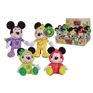 CADEAUX STORE Peluche Mickey habillé Fruit 18cm (Envoi d'un modèle aléatoire)