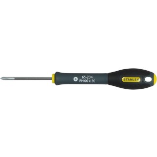 Stanley 1-65-204 Tournevis Phillips Ph00X50Mm Gamme FatMax - Fabriqués En France - Lame En Acier - Sablage De L'Empreinte - Poig