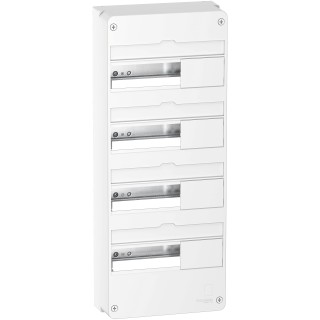 Schneider Electric - Resi9 - Coffret en saillie Blanc (RAL 9003)- 4 rangées de 13 modules - R9H13404