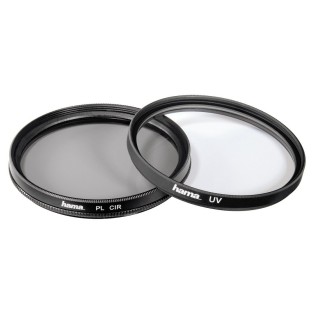 Hama 00077762 Kit de Filtre UV + Filtre polarisant 62 mm Noir