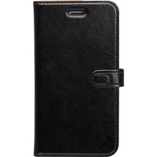 Folio Wallet iPhone SE 2022/SE/8/7/6S/6 Noir avec Languette de Fermeture Bigben