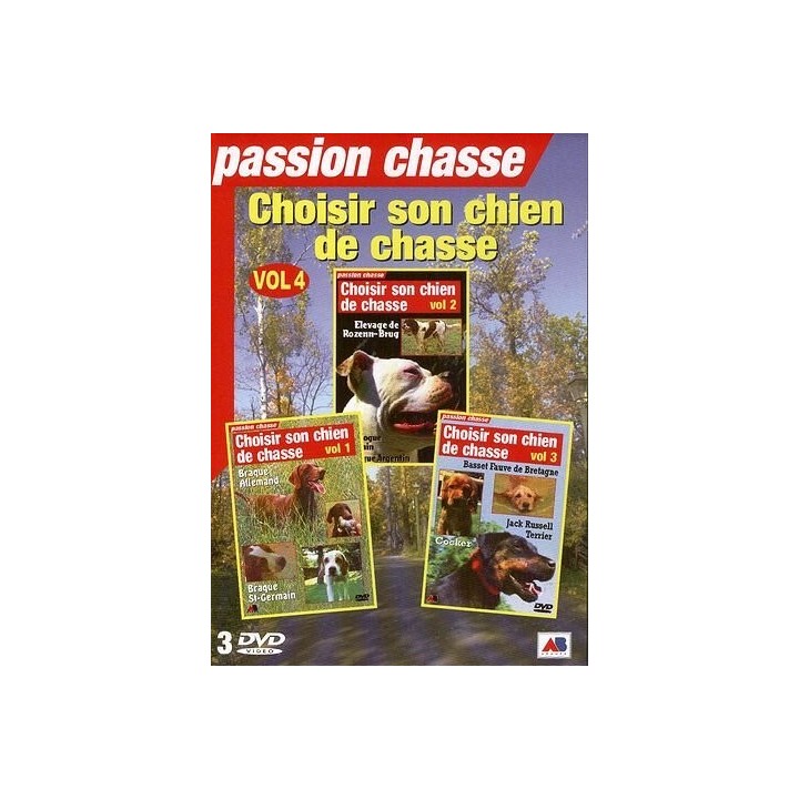 DVD CHOISIR SON CHIEN VOL 1 CHOISIR SON CHIEN DE CHASSE VOL 2