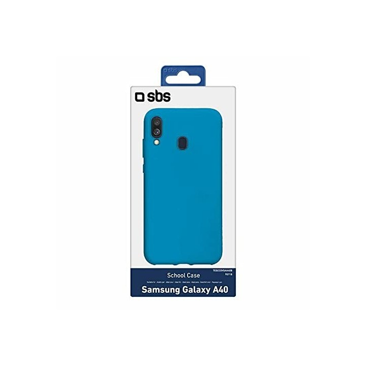 Coque School pour téléphone portable Samsung Galaxy A40 Bleu