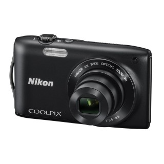 Nikon Coolpix S3300 Appareil photo numérique compact 16 Mpix Ecran 2,7" Zoom optique 6x Noir