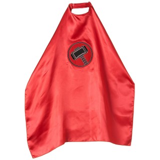RUBIES - Avengers Officiel - Cape Thor - Taille Unique - Pour Déguisement Enfant - Rouge en Tissu Satiné - Pour Halloween, Carna