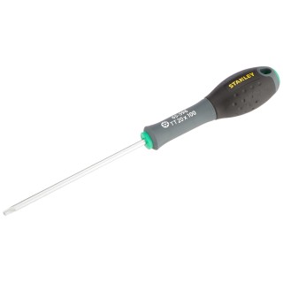 Stanley 1-65-396 Tournevis Tamper Torx Tt20X100Mm - Gamme FatMax - Fabriqués En France - Lame En Acier - Sablage De L'Empreinte 