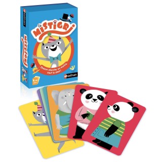 Nathan - Mistigri - Jeu de cartes pour enfant dès 4 ans - Jeu de paires pour 2 joueurs