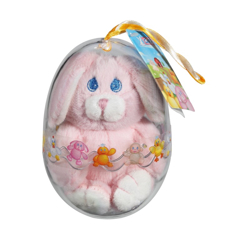 Gipsy - 070373 - Peluche - Oeuf Petit Poulailler - Lapin - Rose - 11 Cm