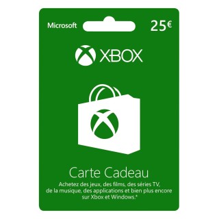 Carte Xbox Live de 25 EUR