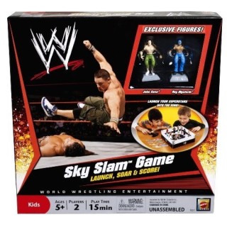 WWE Mattel - R3201 - Jeux Enfant - Jeu de Plateau Sky Slam