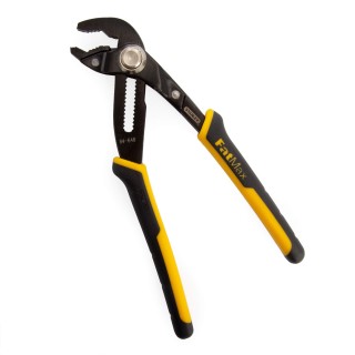 Stanley 0-84-648 Pince multiprise 25 cm Gamme Fatmax - mâchoire Renforcée Par Induction - Bouton Pushlock 17 Positions - Poignée