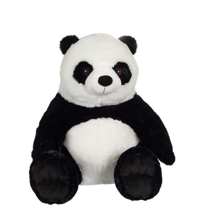 Gipsy- Peluche, 056088, Noir/Blanc, 70 CM