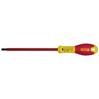 Stanley 1-65-410 - Tournevis Électricien Gamme FatMax Isolé 1000 V 2.5X50Mm - Fabriqués En France - Lame En Acier - Revêtement P