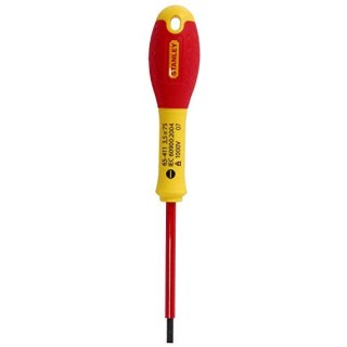 Stanley 1-65-411 - Tournevis Électricien Isolé 1000V 3,5X75Mm Gamme FatMax - Fabriqué En France - Normé - Lame En Acier - Couche