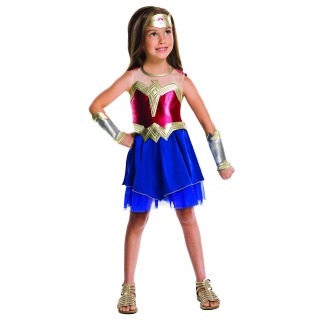 Rubies - Dawn of Justice-Déguisement classique Wonder Woman Dawn Of Justice-Taille 5-6 ans- I-620428M