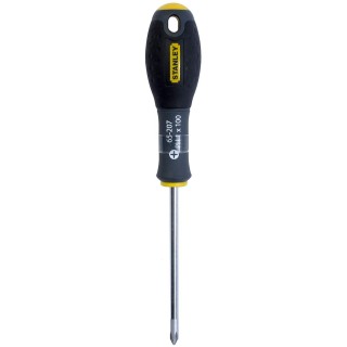 Stanley 1-65-207 Tournevis Phillips Ph1X100Mm Gamme FatMax - Fabriqués En France - Lame En Acier - Sablage De L'Empreinte - Poig