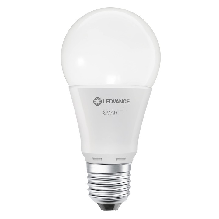 LEDVANCE Lampe LED Smart avec Bluetooth, E27, dimmable, blanc chaud (2700K), remplace les lampes à incandescence de 60W,contrôla