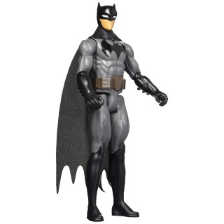 DC Comics Batman Action Figurine Articulée 30 cm avec Costume Gris et Noir, Jouet pour Enfant, DWM49