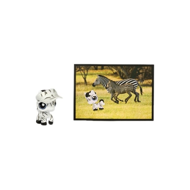 Hasbro Poupée - 78882 - Littlest Petshop et carte - Zèbre