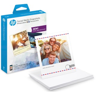 HP Papier Photo Social Média Snapshots 25 Sheet