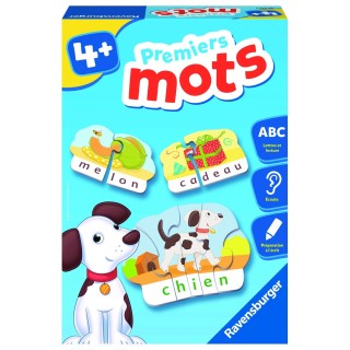 Ravensburger - Jeu Educatif - Premiers mots - Préparation à la lecture - Apprentissage ludique des lettres et des syllabes - A p