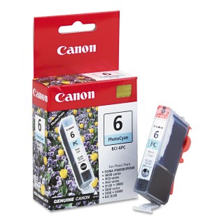 Canon BCI-6PC Cartouche d'encre d'origine Photo Cyan clair