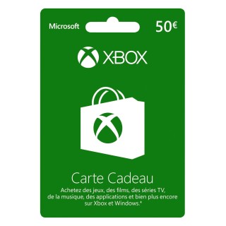 Carte Xbox Live de 50 EUR