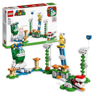 LEGO 71409 Super Mario Ensemble d’Extension Le Défi du Maxi-Spike sur Un Nuage, Jeu de Construction, pour Figurine Interactive, 