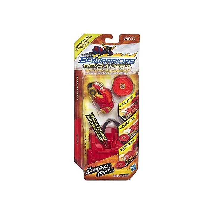 Set Beyblade beyraiderz - Set demarrage Samurai ifrit Rouge beywarriors - toupie - nouveauté - Collector