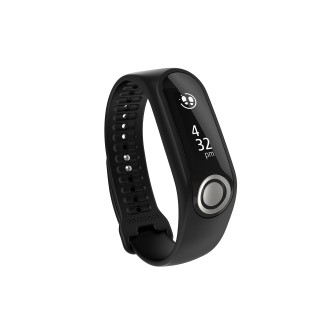 TomTom TOUCH Cardio + Composition Corporelle - Bracelet d'Activité - Taille Large - Noir