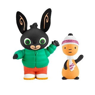 Fisher-Price – Bing – Jour d’Automne – Bing & Flop – 2 Mini Figurines 7 et 5 cm