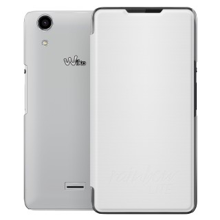 Wiko Etui Folio Rainbow Lite Blanc