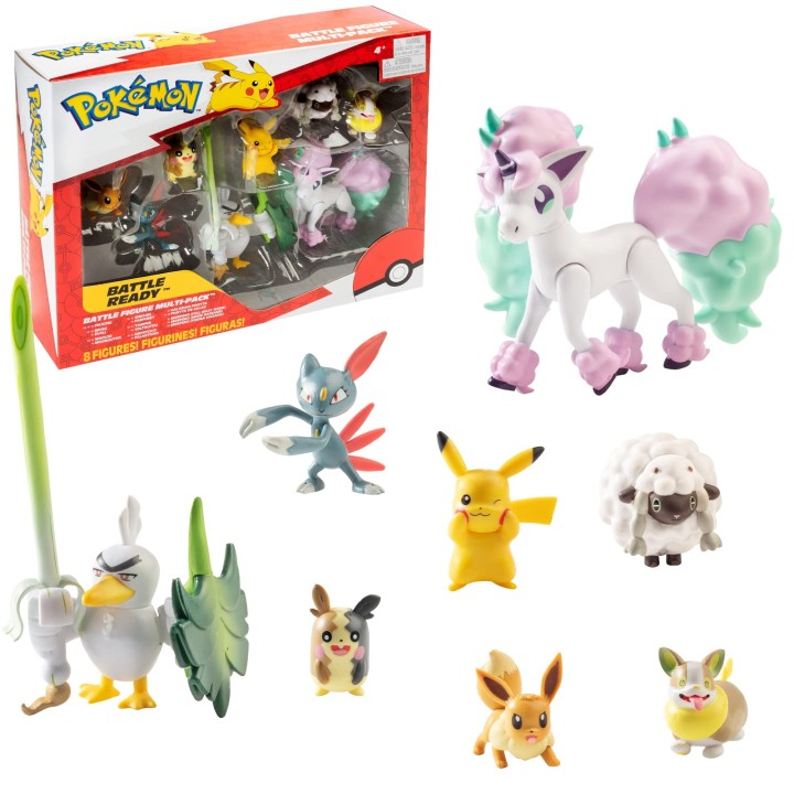 Pokemon 8 Figurines