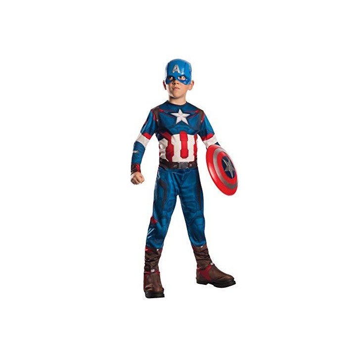 Rubie's-déguisement officiel - Marvel- Déguisement Pour Enfant Classique Captain America Avengers 2 - Taille L (147 cm/82 cm)- C