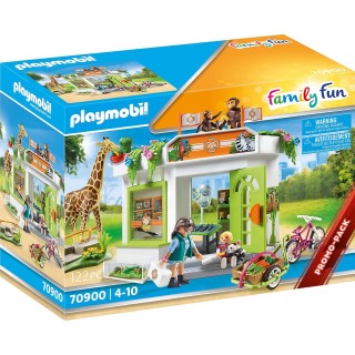 Playmobil 70900 Centre de Soins du Parc Animalier - Family Fun- Le Parc Aquatique- Promo-Pack Coffret Univers