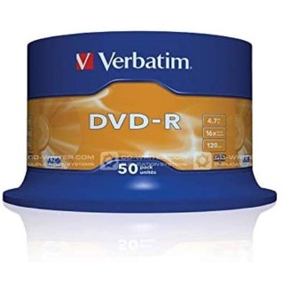 Verbatim DVD-R AZO 4.7Gb 16X Matt Silver Surface Cake 50