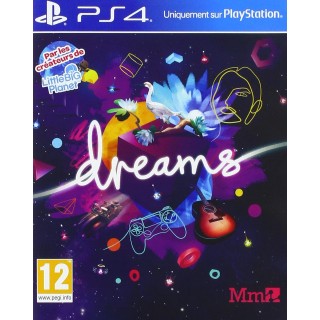 Sony, Dreams PS4, 1-2 Joueurs, Version Physique avec CD, Langue : Français, PEGI 12+, Jeu pour PlayStation 4