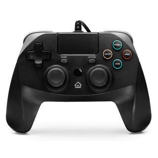 snakebyte GAMEPAD 4S - black - Controller for PlayStation 4 / PS4 Slim / Pro / PS3, analog dual joysticks, PC compatible (Window