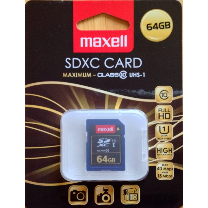 Maxell 854551 Carte mémoire SDXC
