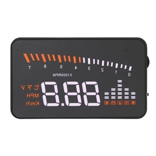 PROBUDGET Affichage Tête Haute OBD, Projection des informations Tableau de Bord sur Le Pare Brise Noir