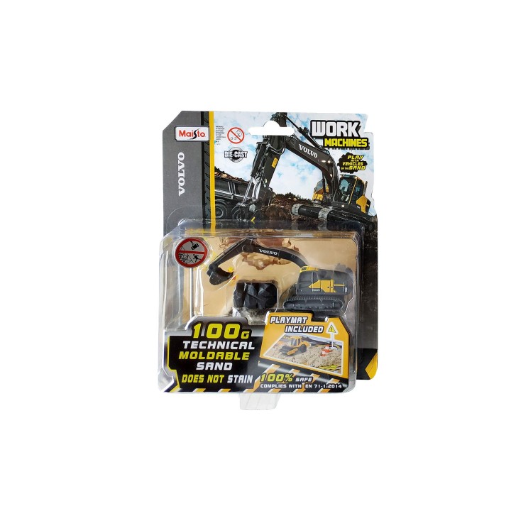 Maisto 1/72 Pack Camion Volvo + Sable + Accessoires